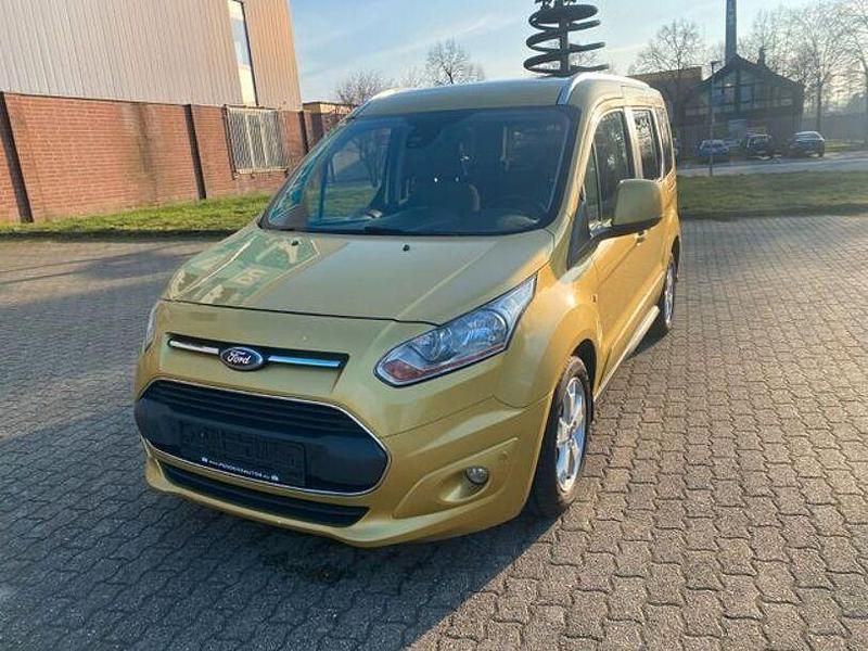 Gebraucht Ford Tourneo Connect Titanium 103 PS (75 kW) 2015 Gelb Van / Kleinbus