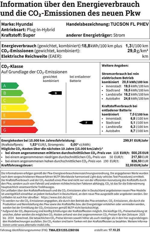 Sailing blue Gebraucht 2024 Hyundai Tucson Prime SUV | 44.900 € - Bild 1/1