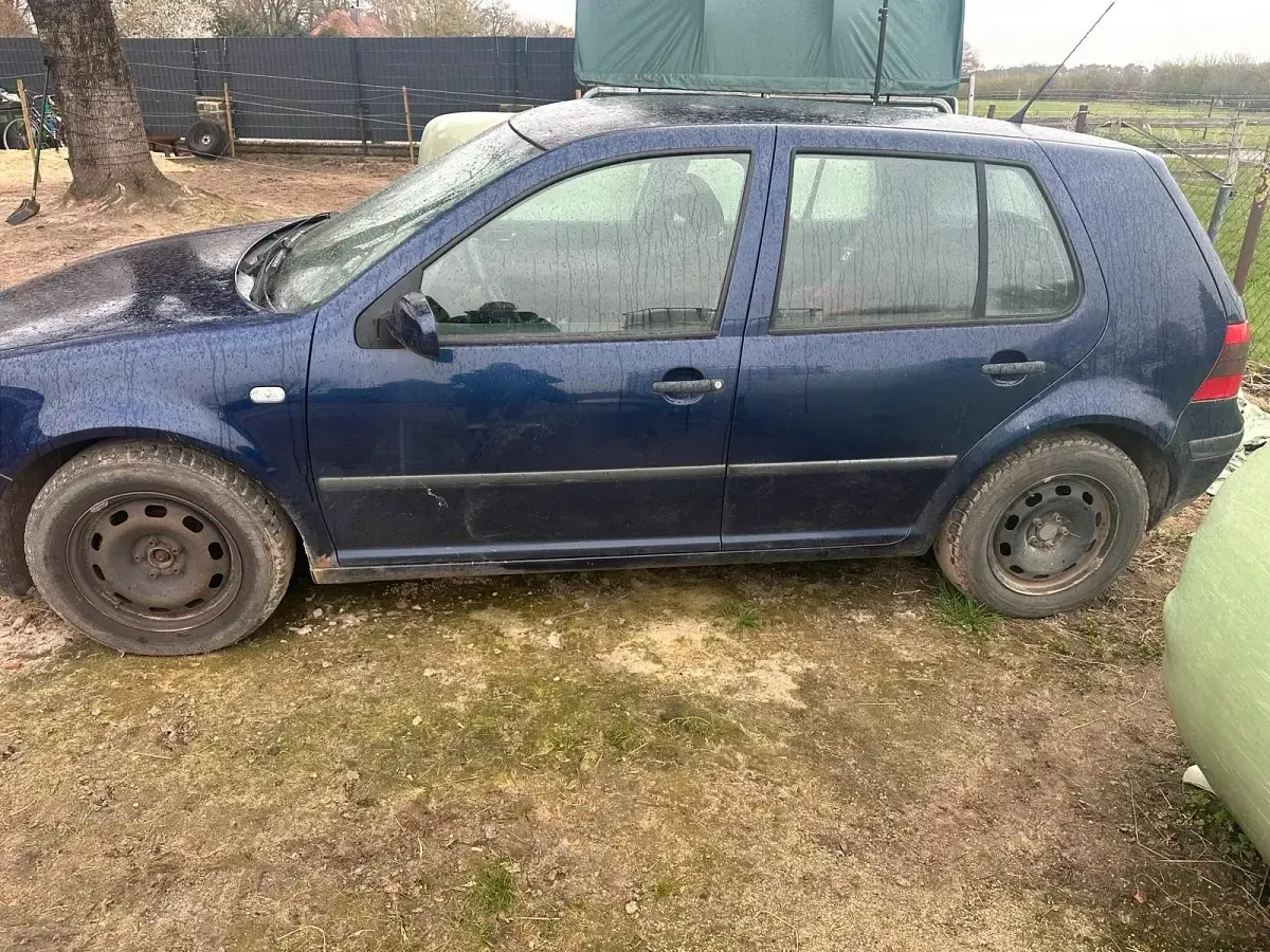 Gebraucht VW Golf IV 75 PS (55 kW) 2002 Blau Kleinwagen