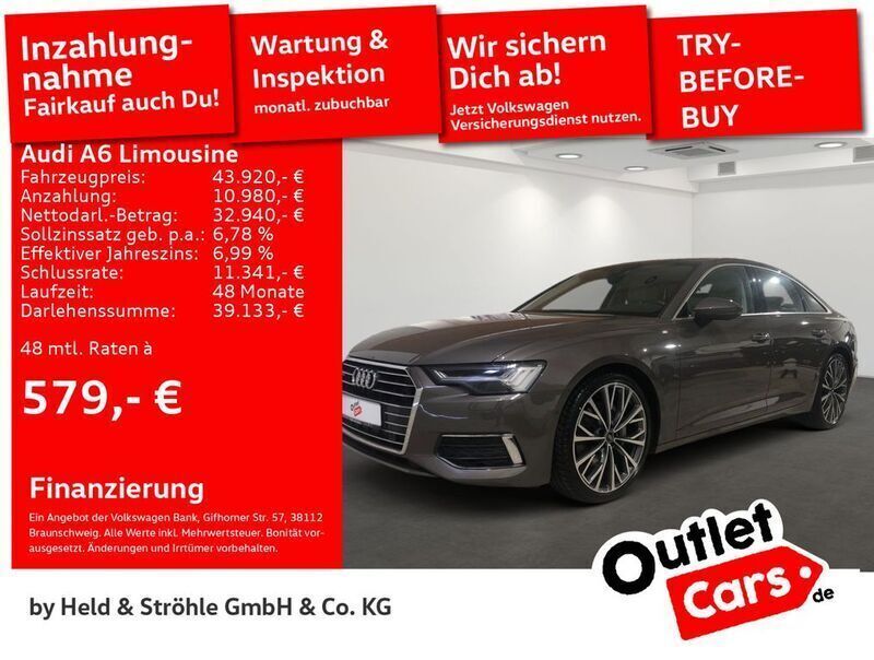 Sohobraun metallic Gebraucht 2022 Audi A6 Design Limousine | 43.920 € (Fairer Preis) - Bild 1/3