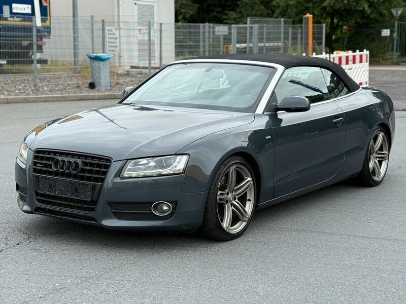 Grau Gebraucht 2009 Audi A5 Cabriolet S-Line Cabrio | 8.950 € (Superpreis) - Bild 1/4