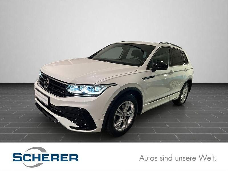 Oryxweiß perlmutteffekt Gebraucht 2021 VW Tiguan R-line SUV | 36.500 € (Etwas zu teuer) - Bild 1/4