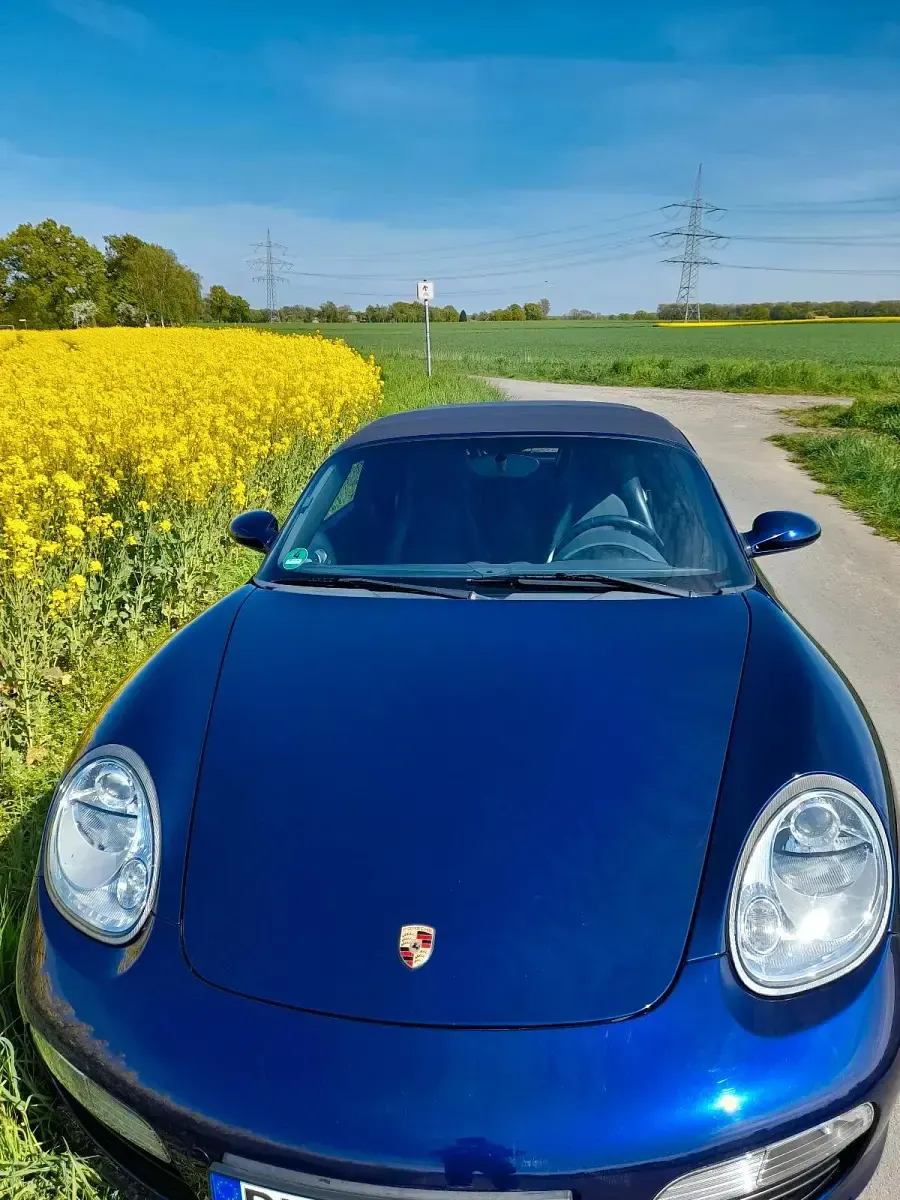 Gebraucht Porsche Boxster 240 PS (176 kW) 2006 Blau Cabrio