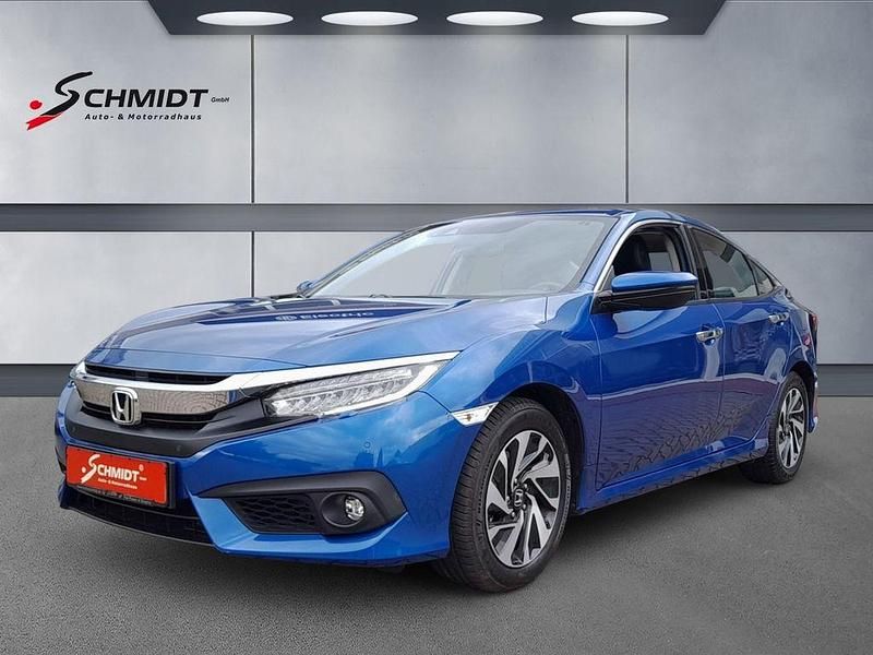 Blau Gebraucht 2018 Honda Civic Executive Limousine | 17.990 € (Fairer Preis) - Bild 1/4