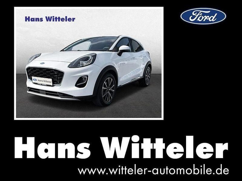 Weiß Gebraucht 2021 Ford Puma Gen-E Titanium SUV | 15.690 € - Bild 1/4