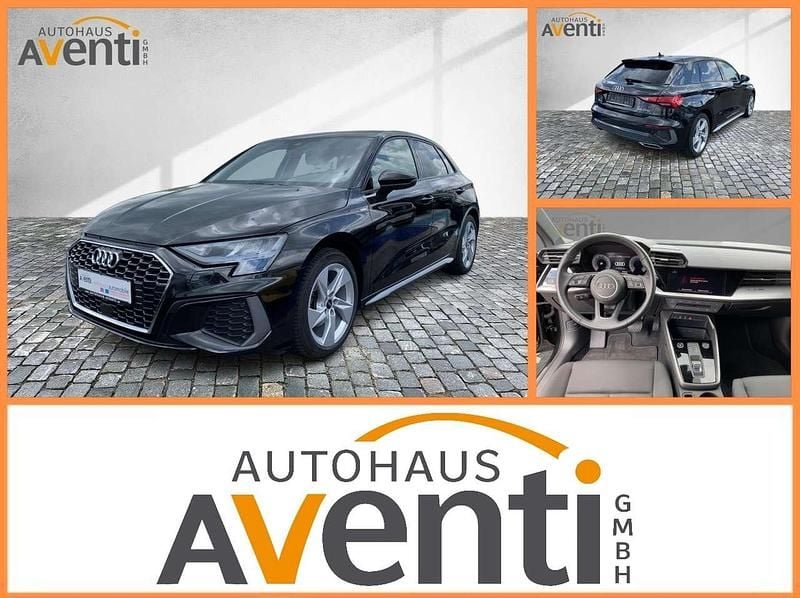Schwarz Gebraucht 2024 Audi A3 Sportback S-Line Kleinwagen | 27.399 € (Superpreis) - Bild 1/4