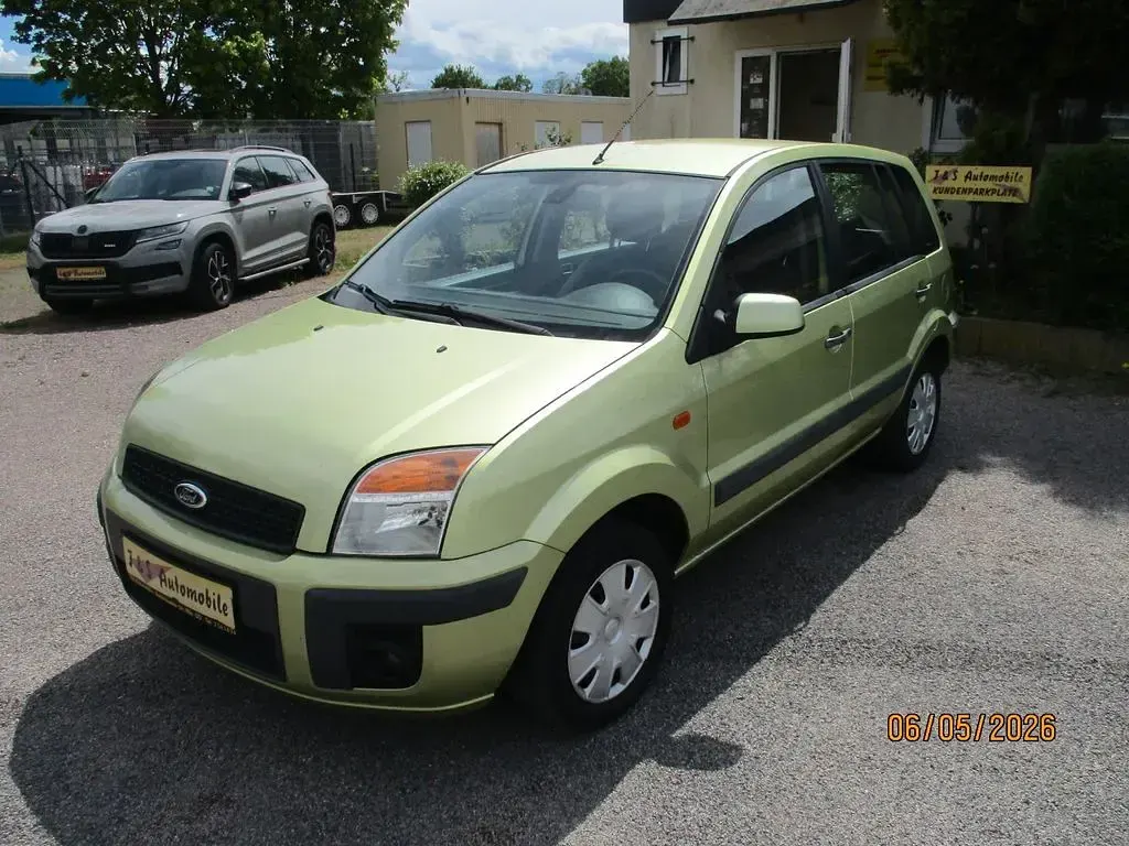Gebraucht Ford Fusion Fun X 80 PS (58 kW) 2007 Grün Kleinwagen