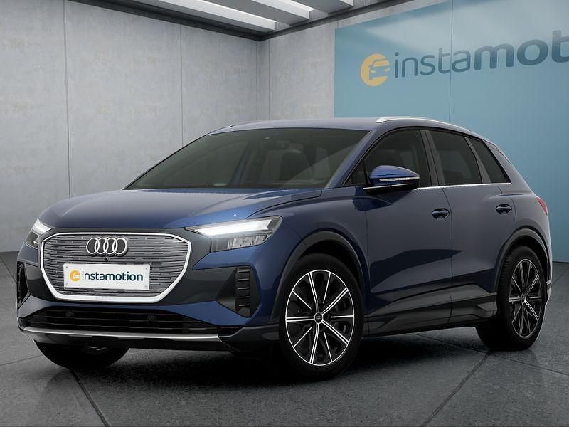 Blau Gebraucht 2024 Audi Q4 e-tron SUV | 42.749 € (Superpreis) - Bild 1/4