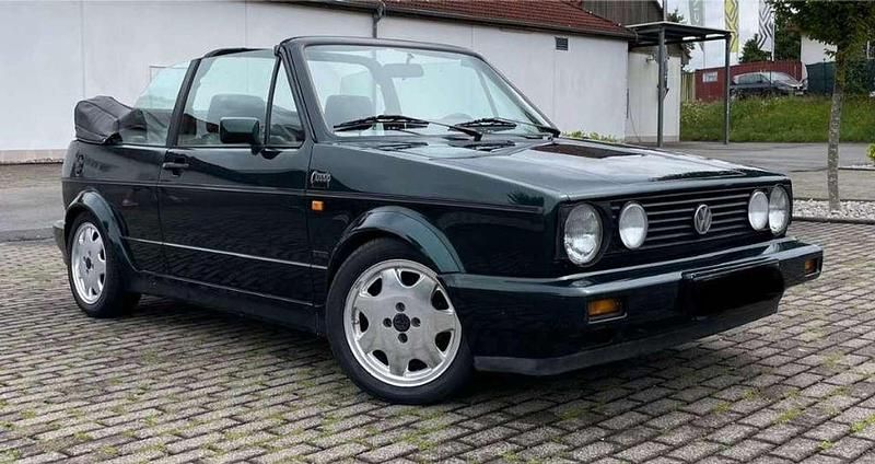 Grün Gebraucht 1992 VW Golf Cabriolet Classicline Cabrio | 14.900 € - Bild 1/4