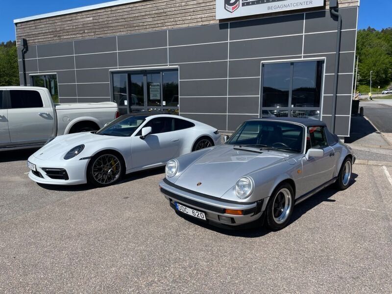 Silber Gebraucht 1989 Porsche 911 Carrera Cabriolet Cabrio | 64.911 € - Bild 1/4