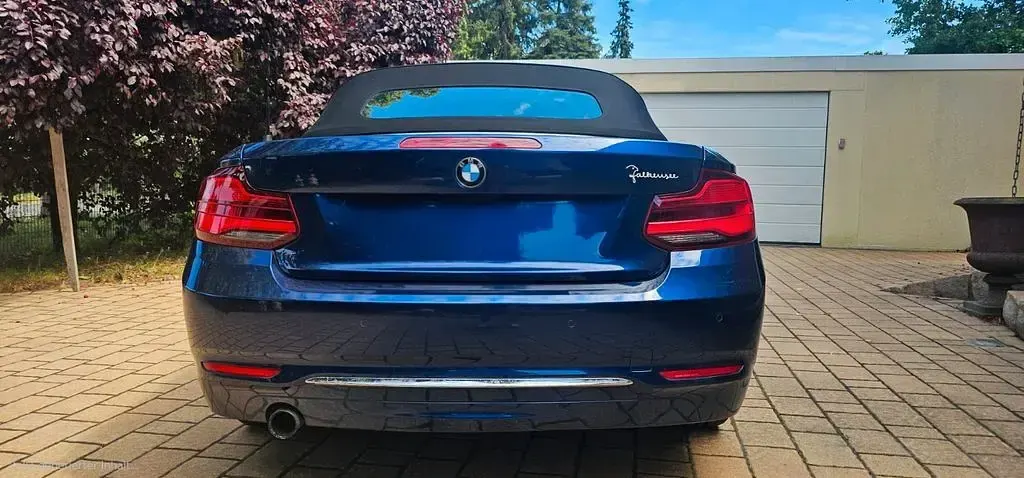 Gebraucht BMW 218 Luxury Line 136 PS (100 kW) 2017 Blau Cabrio