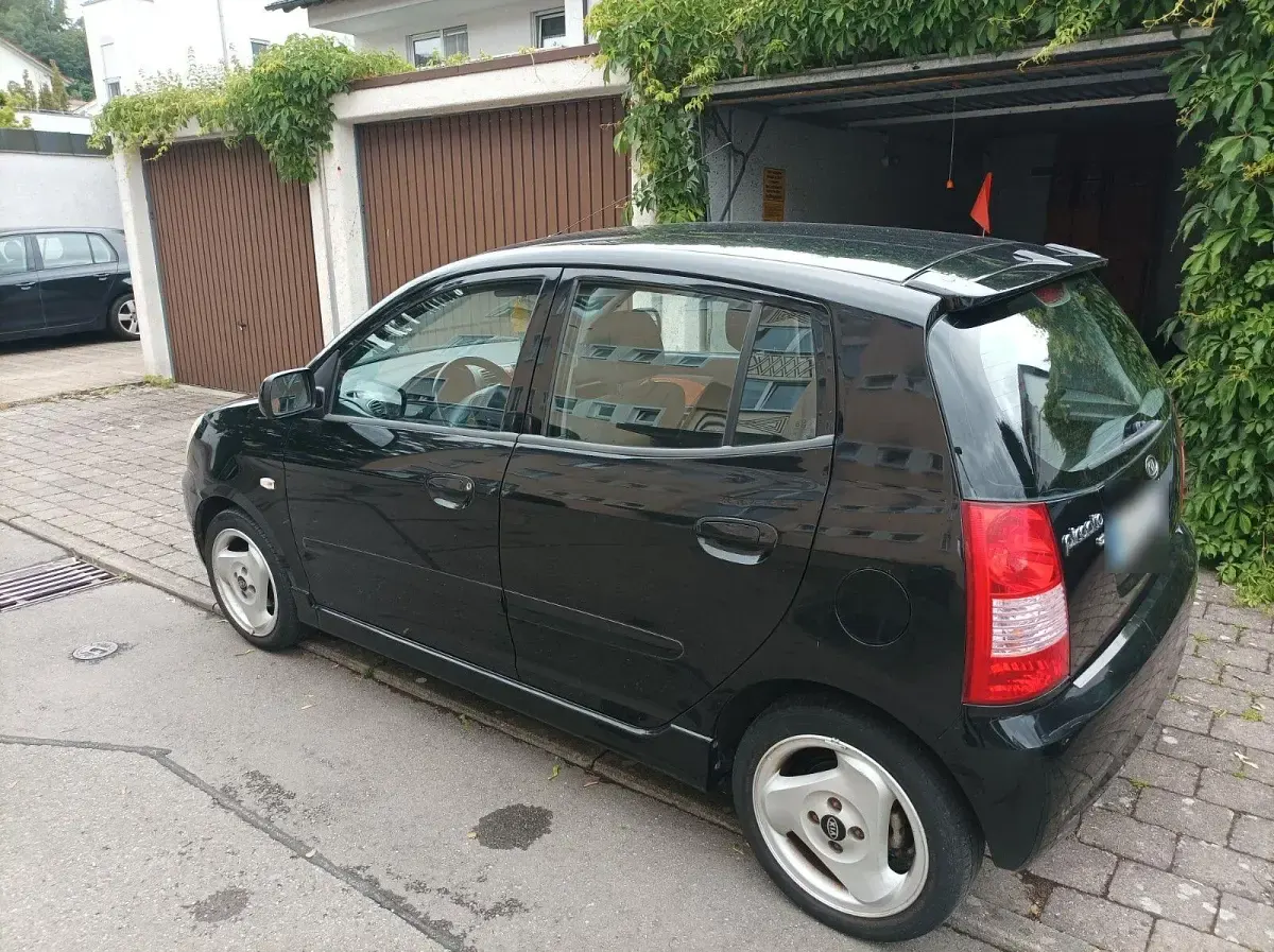 Gebraucht Kia Picanto EX 65 PS (47 kW) 2005 Schwarz Kleinwagen