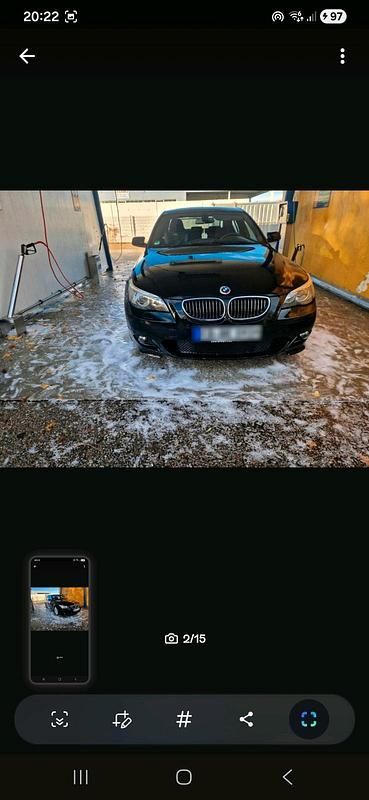 Gebraucht BMW 523 177 PS (130 kW) 2006 Schwarz Limousine