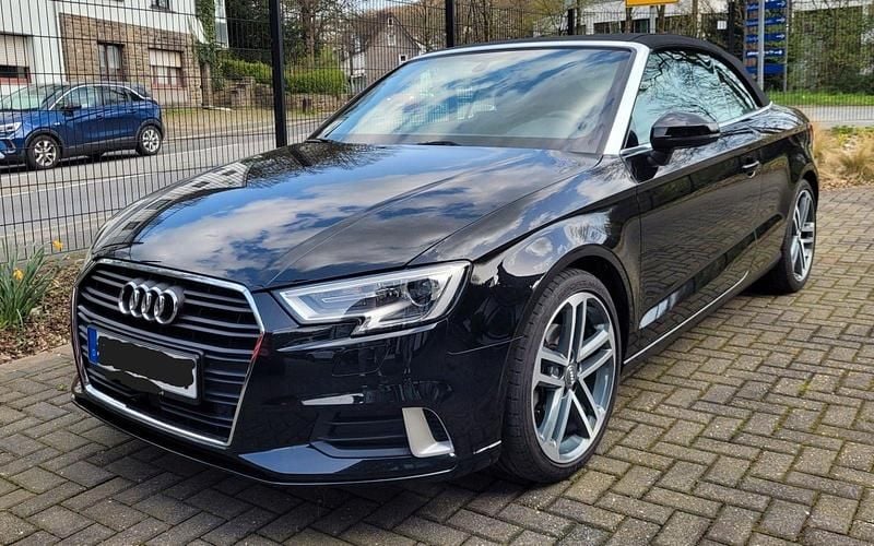 Schwarz Gebraucht 2019 Audi A3 Cabriolet S-Line Cabrio | 22.600 € (Guter Preis) - Bild 1/4