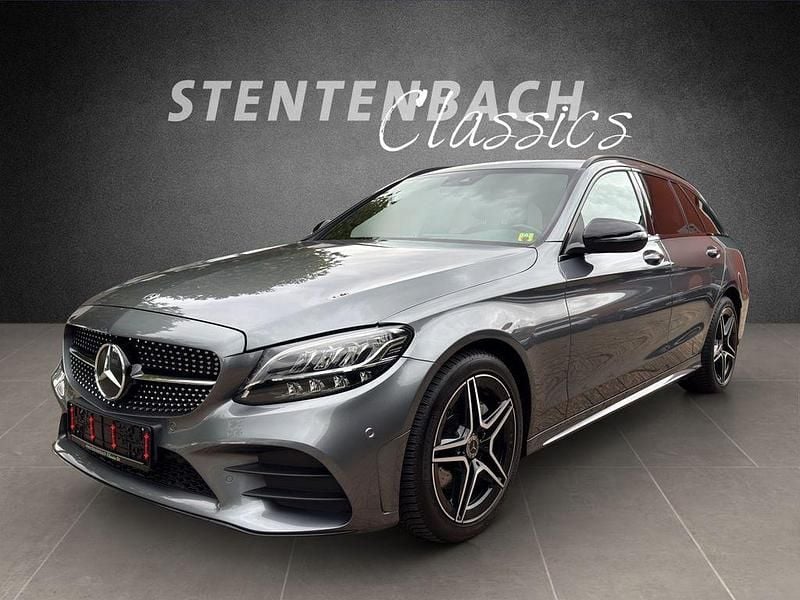 Grau Gebraucht 2020 Mercedes C220 AMG Limousine | 24.990 € (Guter Preis) - Bild 1/4