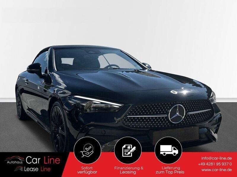 Schwarz Gebraucht 2024 Mercedes CLE200 AMG Line Premium Plus Cabrio | 67.990 € - Bild 1/4
