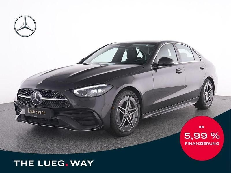 Metalliclack graphitgrau Gebraucht 2024 Mercedes C200 AMG Limousine | 39.999 € (Fairer Preis) - Bild 1/4