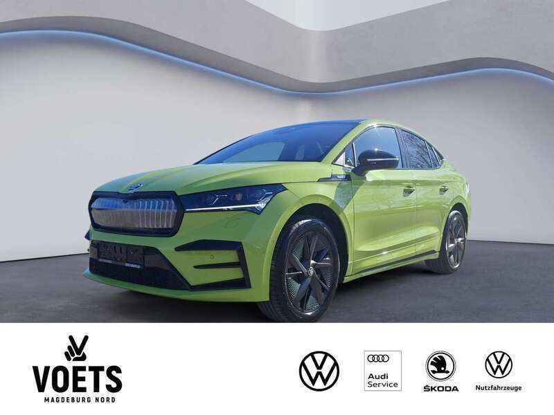 Mamba grün Gebraucht 2025 Skoda Enyaq iV RS SUV | 50.795 € (Superpreis) - Bild 1/4