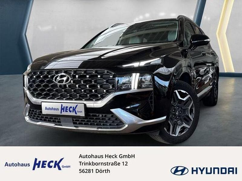 Phantom black / mic Gebraucht 2021 Hyundai Santa Fe Signature SUV | 32.900 € (Etwas zu teuer) - Bild 1/4