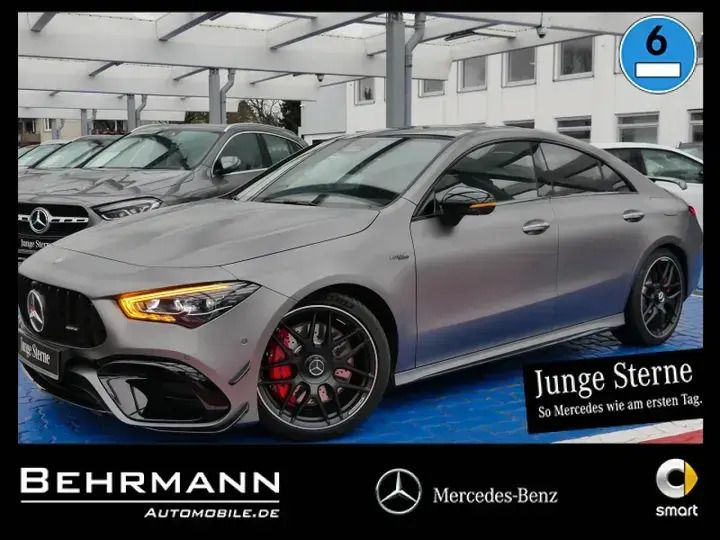 Manufaktur magnolack manufaktur mountaingrau magno Gebraucht 2024 Mercedes CLA45 AMG AMG Limousine | 67.890 € - Bild 1/4