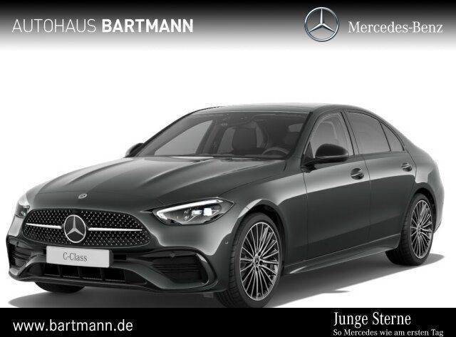 Lack graphitgrau Gebraucht 2024 Mercedes C180 AMG Limousine | 47.250 € (Teuer) - Bild 1/4