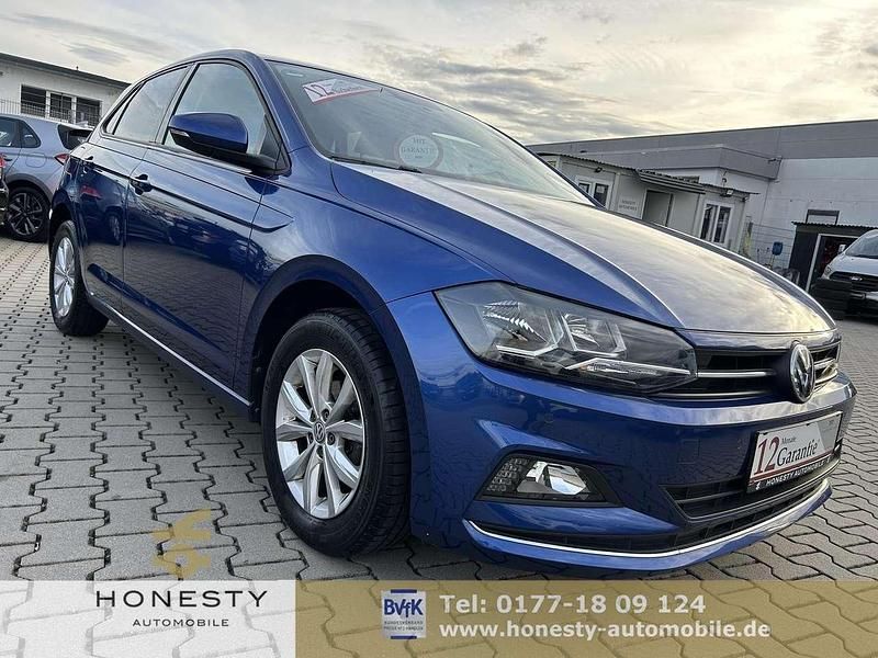 Blau Gebraucht 2018 VW Polo Highline Kleinwagen | 11.490 € (Guter Preis) - Bild 1/3
