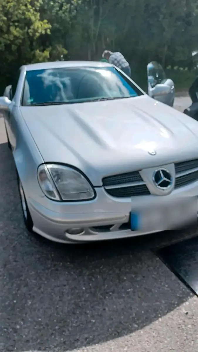 Gebraucht Mercedes SLK200 2002 Silber Cabrio