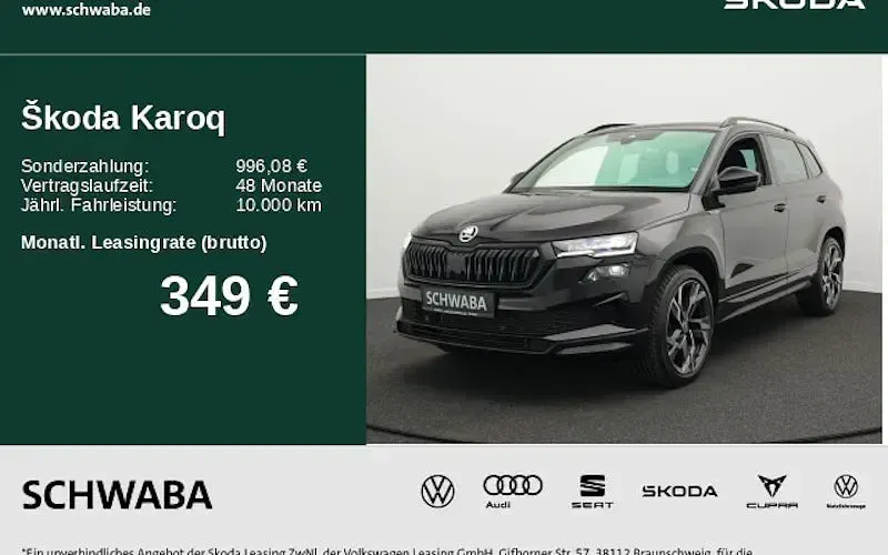 Gebraucht Skoda Karoq SportLine 190 PS (139 kW) 2024 Blackmagic perleffekt SUV
