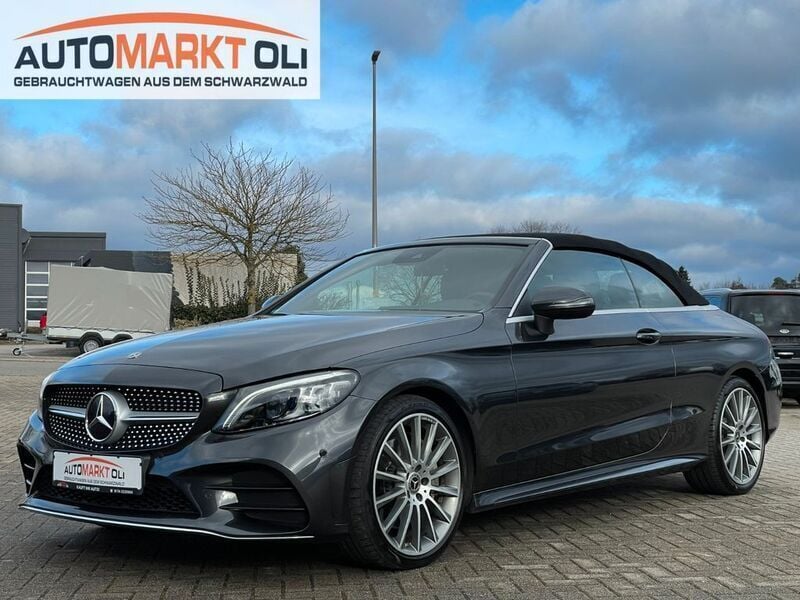 Grau Gebraucht 2019 Mercedes C300 AMG Cabrio | 35.490 € (Fairer Preis) - Bild 1/4