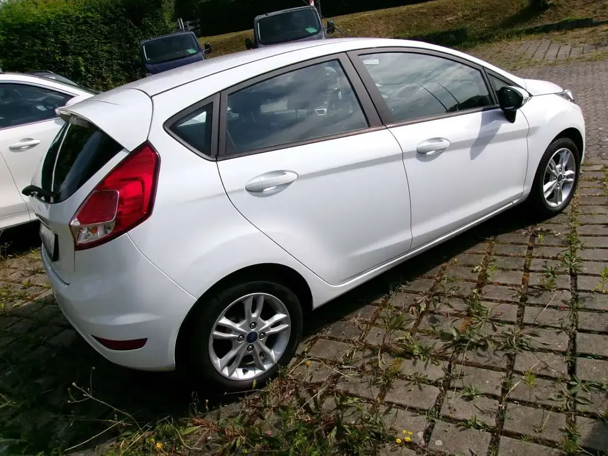 Gebraucht Ford Fiesta Trend 101 PS (74 kW) 2017 Frostweiß Kleinwagen