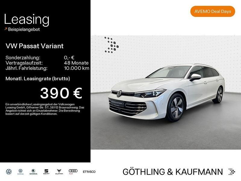 Oryxweiß perlmutteffekt Gebraucht 2024 VW Passat Elegance Kombi | 34.660 € (Superpreis) - Bild 1/4