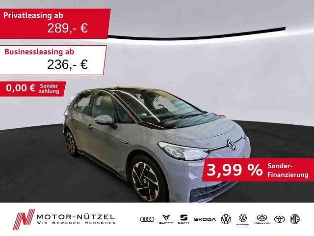 Grau Gebraucht 2021 VW ID.3 Kleinwagen | 19.630 € (Fairer Preis) - Bild 1/4