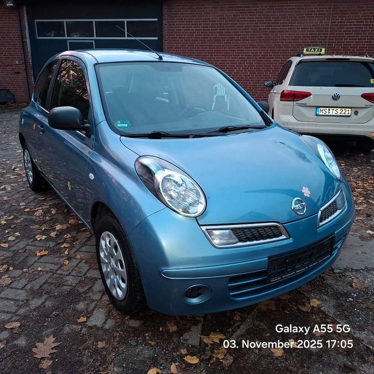 Blau Gebraucht 2010 Nissan Micra City Kleinwagen | 1.200 € (Etwas zu teuer) - Bild 1/4