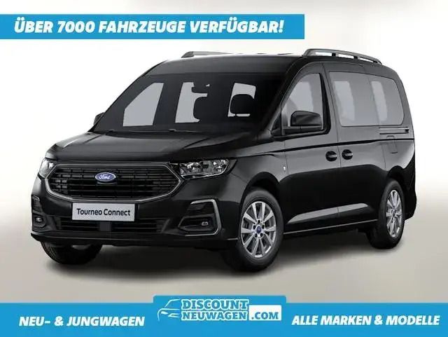Ink black metallic Neu 2025 Ford Tourneo Titanium Van / Kleinbus | 39.655 € (Superpreis) - Bild 1/3