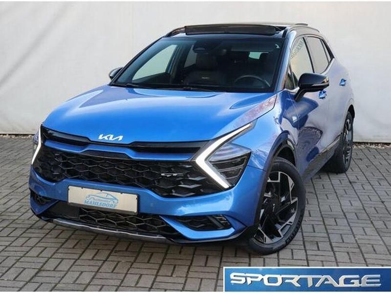 (ha8) blue flame met./schwarz Gebraucht 2023 Kia Sportage GT-Line SUV | 35.460 € (Fairer Preis) - Bild 1/3