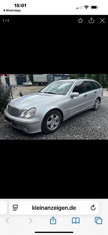 Grau Gebraucht 2004 Mercedes C220 Limousine | 2.700 € (Fairer Preis) - Bild 1/4