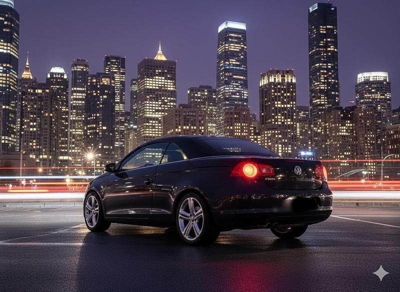 Gebraucht VW Eos GTI 200 PS (147 kW) 2008 Schwarz Cabrio