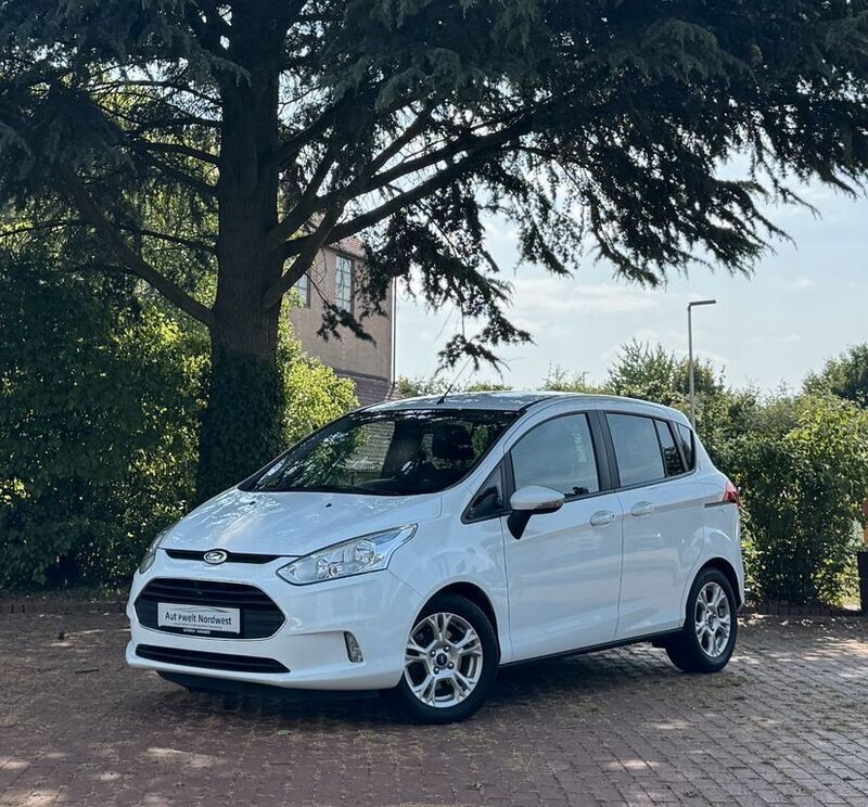 Weiß Gebraucht 2014 Ford B-MAX SYNC Edition Van / Kleinbus | 6.499 € (Fairer Preis) - Bild 1/4