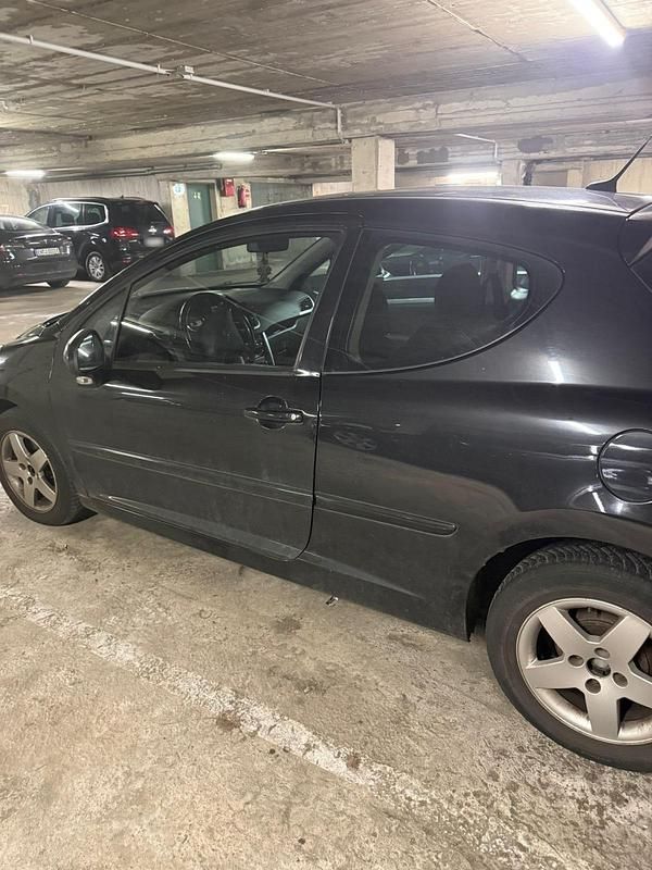 Gebraucht Peugeot 207 2007 Schwarz Kleinwagen