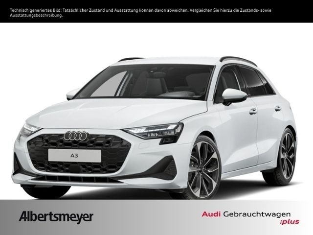 Weiß Gebraucht 2024 Audi A3 Sportback Ambiente Kleinwagen | 38.820 € (Teuer) - Bild 1/4