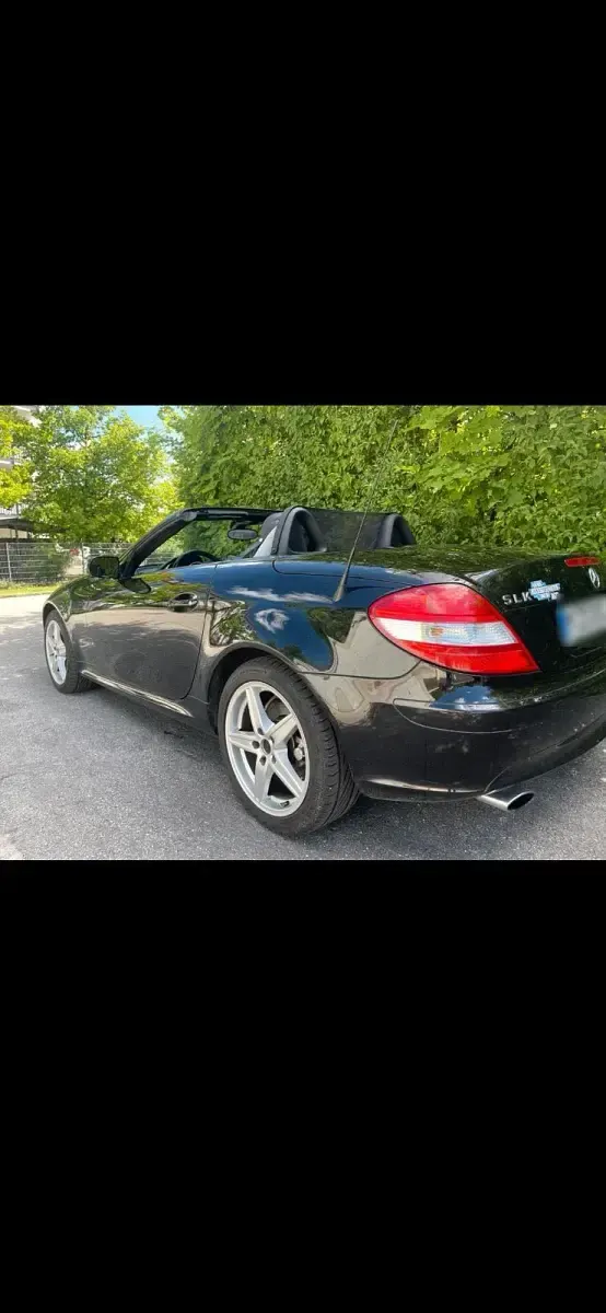 Gebraucht Mercedes SLK200 163 PS (119 kW) 2007 Schwarz Cabrio