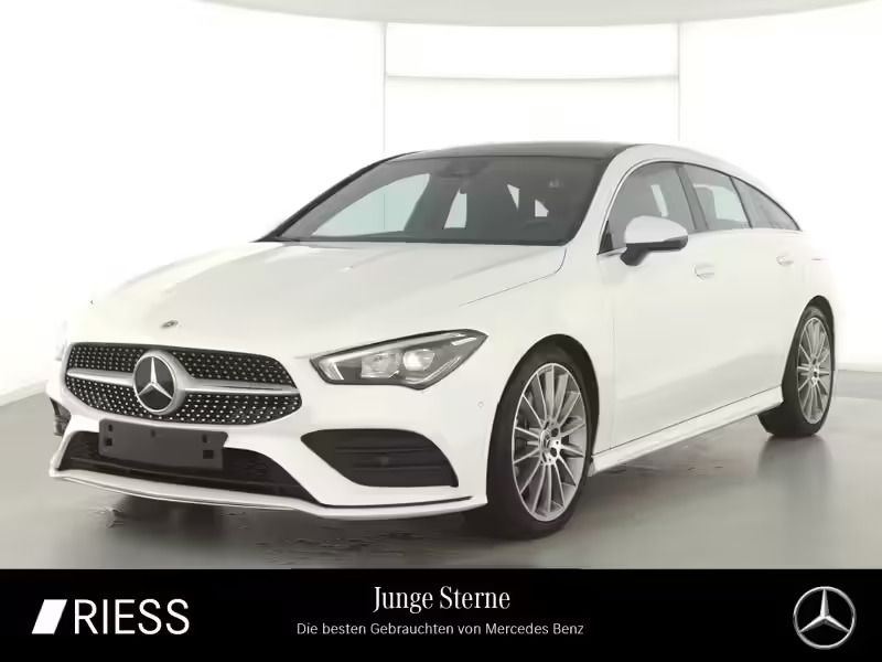 Weiß Gebraucht 2022 Mercedes CLA200 Shooting Brake AMG Kombi | 29.900 € (Fairer Preis) - Bild 1/4