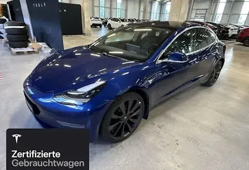 Gebraucht Tesla Model 3 Performance 377 kW (513 PS) 2020 Deep blue metallic Limousine