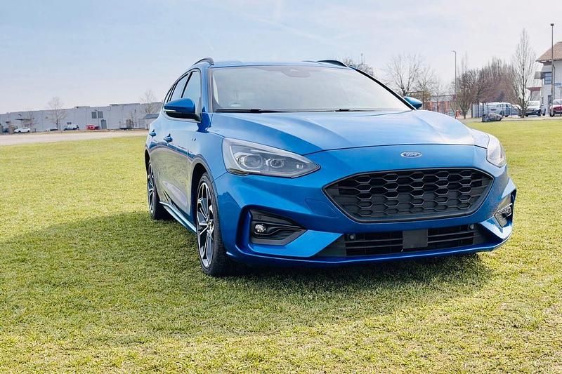 Gebraucht Ford Focus ST-Line X 150 PS (110 kW) 2020 Blau Kombi
