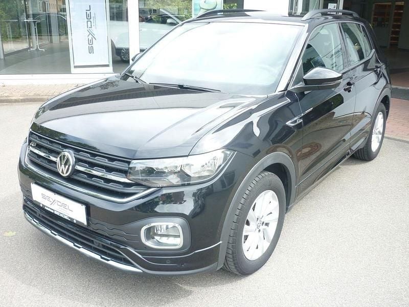 Schwarz Gebraucht 2019 VW T-Cross R-line SUV | 16.990 € (Guter Preis) - Bild 1/4