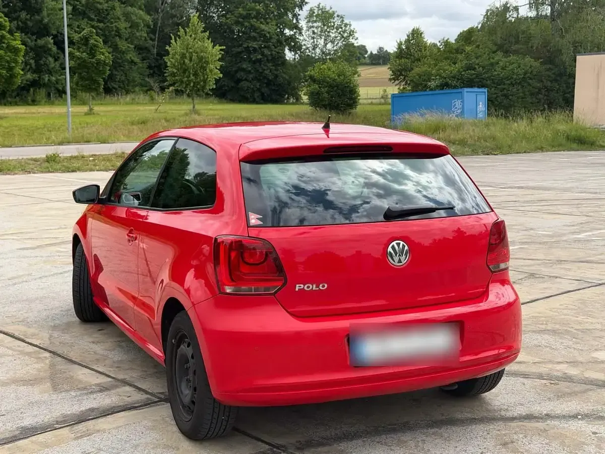 Gebraucht VW Polo 69 PS (50 kW) 2010 Rot Kleinwagen