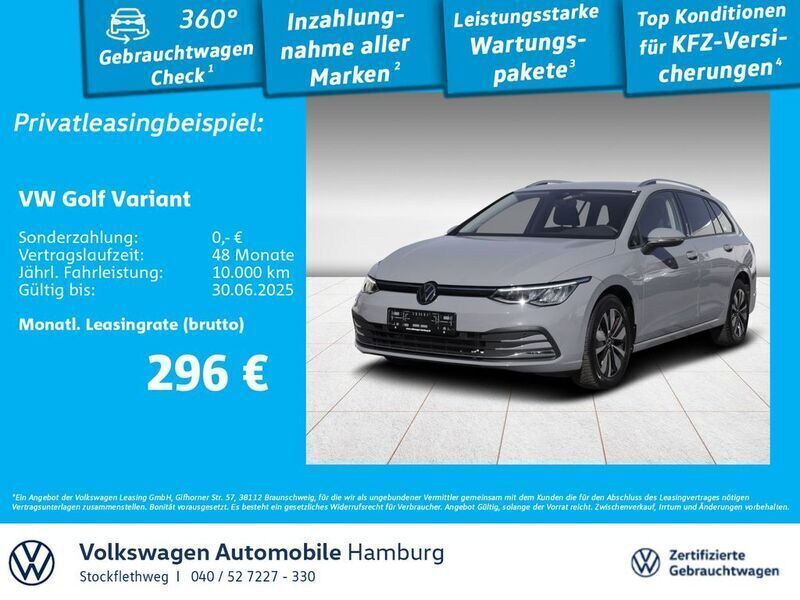 Gebraucht VW Golf VIII Move 110 PS (80 kW) 2023 Grau Kombi