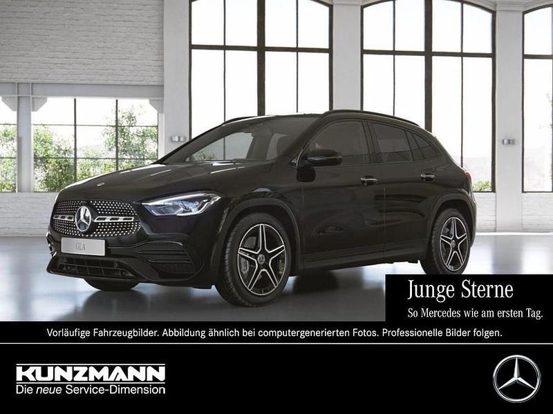 Kosmosschwarz metallic Gebraucht 2022 Mercedes GLA250 AMG SUV | 35.980 € (Fairer Preis) - Bild 1/4