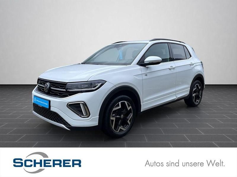 Pure white Gebraucht 2025 VW T-Cross R-line SUV | 27.300 € (Fairer Preis) - Bild 1/4
