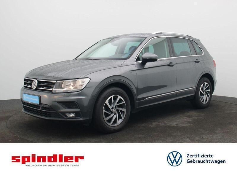 Indiumgrau metallic Gebraucht 2018 VW Tiguan Comfortline SUV | 19.480 € (Fairer Preis) - Bild 1/3